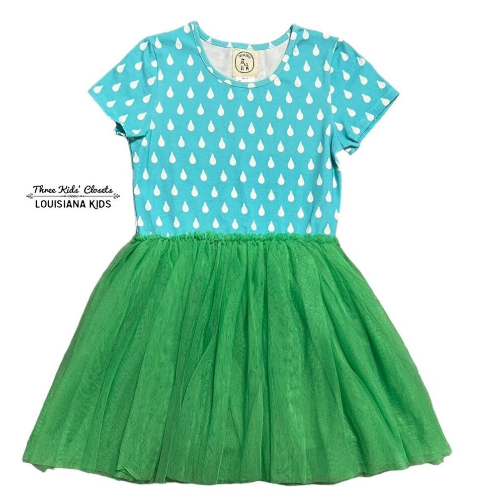 Taylor Joelle Sz 10 Raindrops Rain Weather Dress